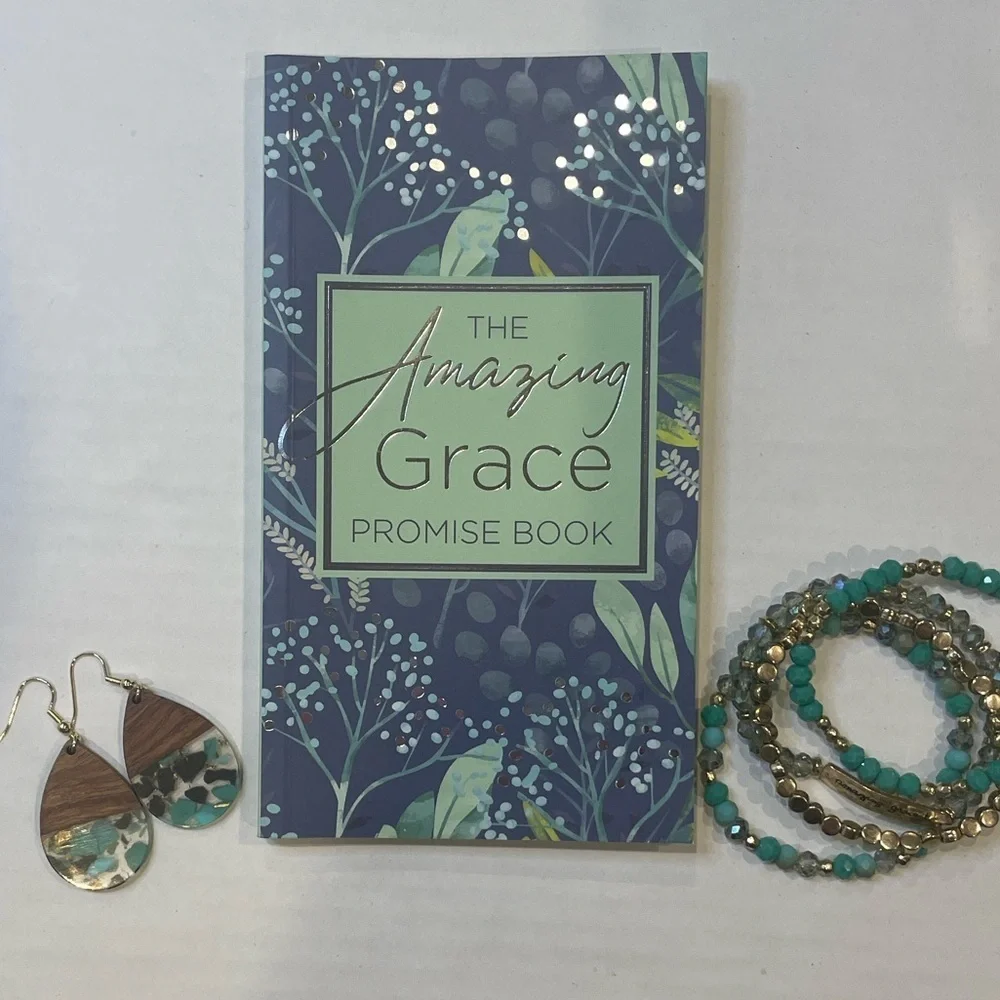Amazing Grace Faith Based Promise Book with Jewelry Bundle Inspirational Gift